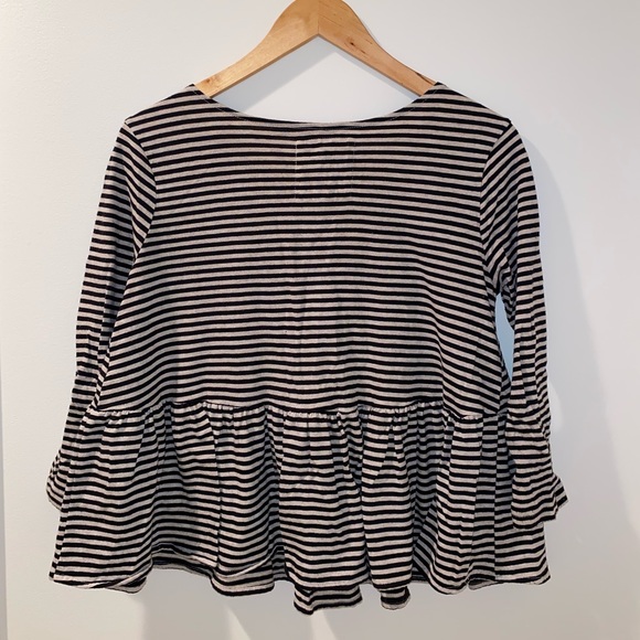 Free people peplum striped shirt - Picture 3 of 3